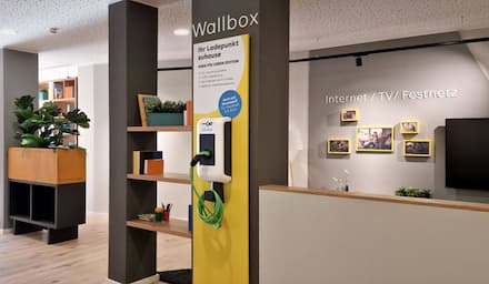 Blick zur Wallbox